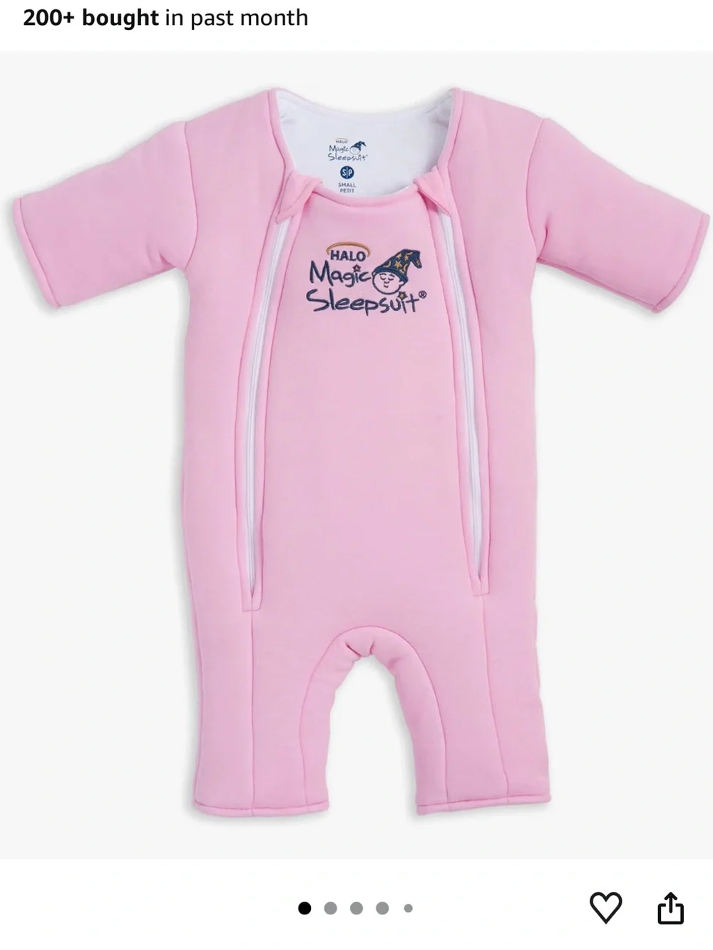 NWOT HALO Pink Magic Sleepsuit Infant Sleep Sack